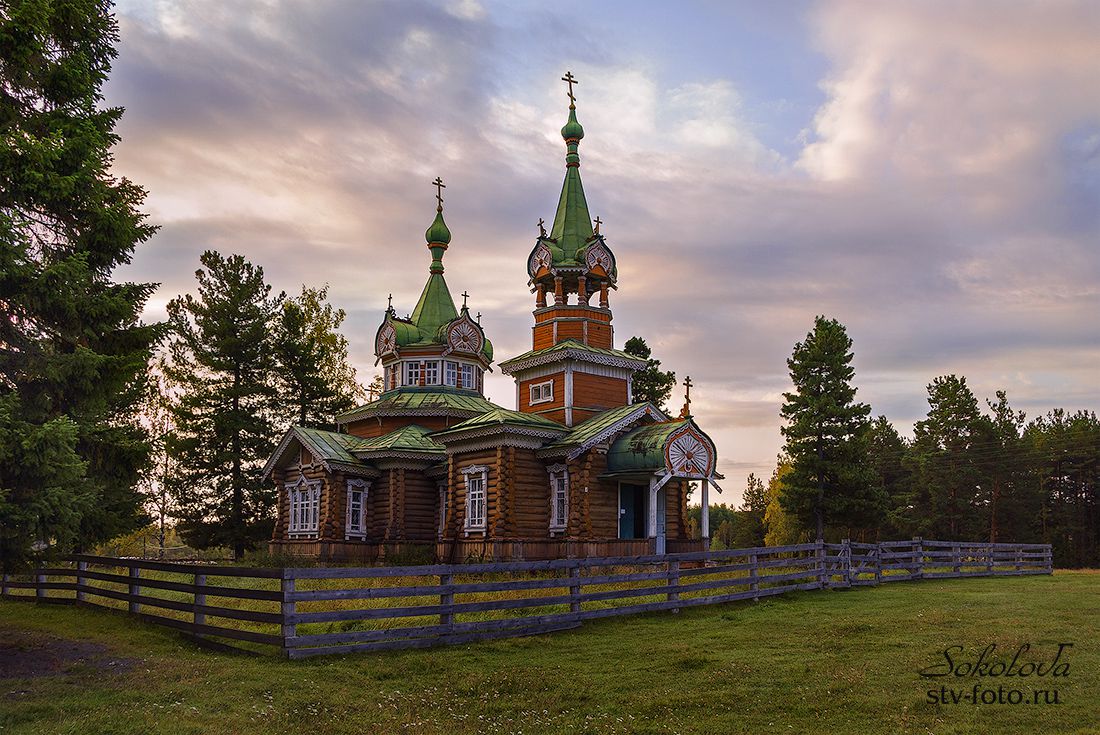 Церковь Александра Невского в селе Екатериновка Тевризский район, Омская область