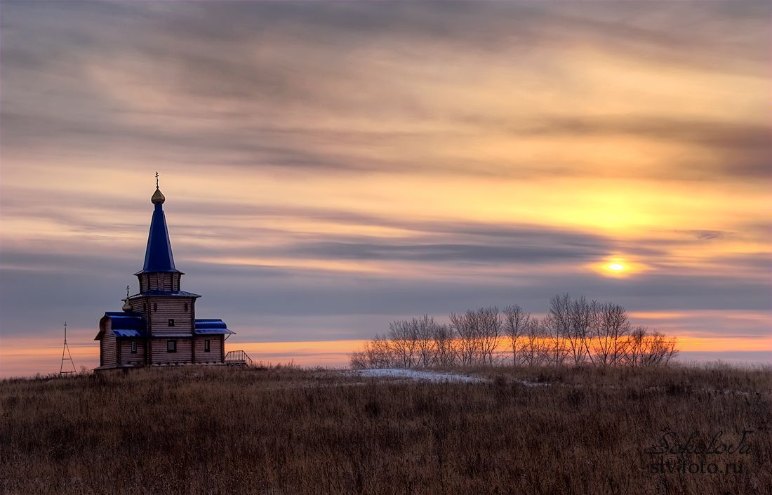 Скит Никольского мужского монастыря в  Большекулачье Омская область